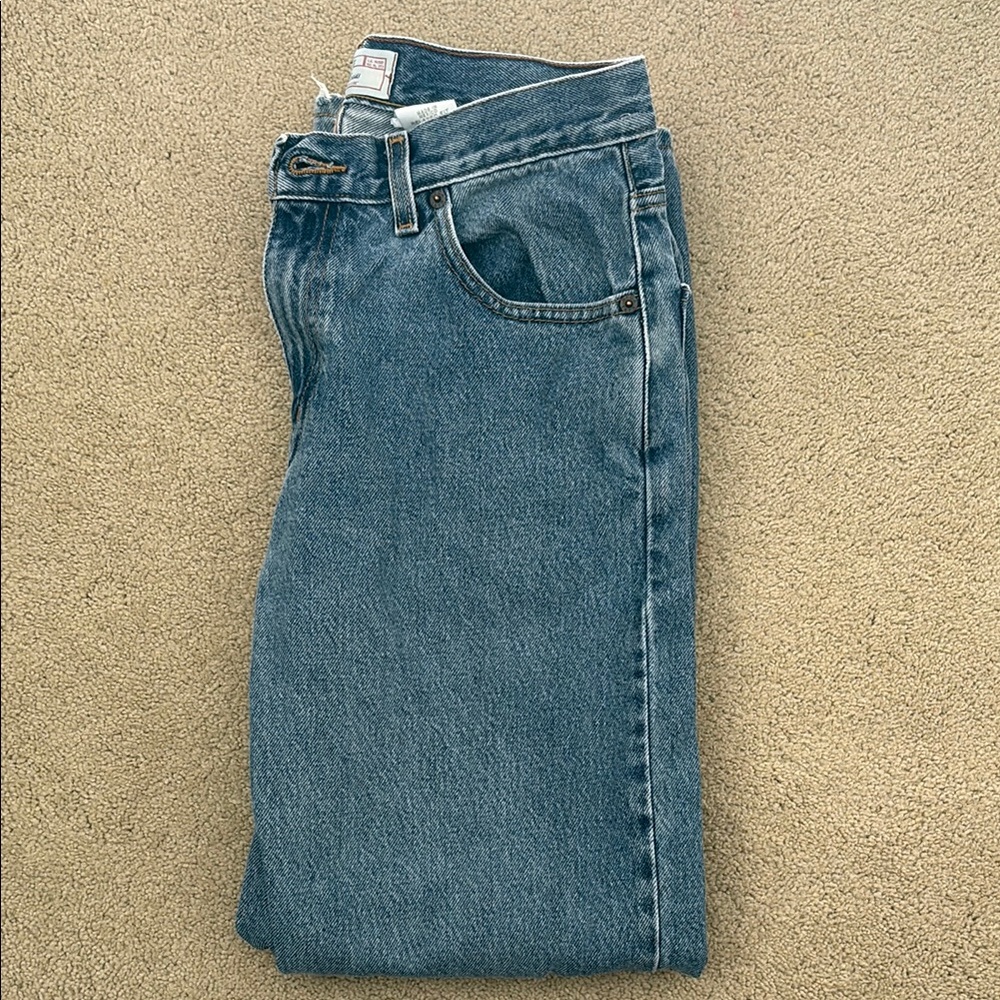 Signature by Levi Strauss Relaxed Fit Blue Jeans